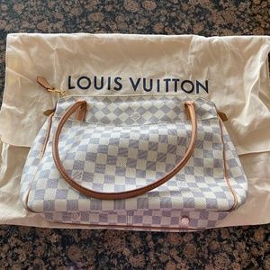 LOUIS VUITTON Damier Azur Figheri PM shoulder bag